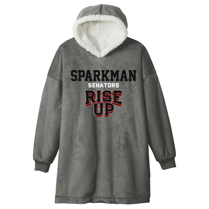 Sparkman Senators Rise Up Hs Hooded Wearable Blanket