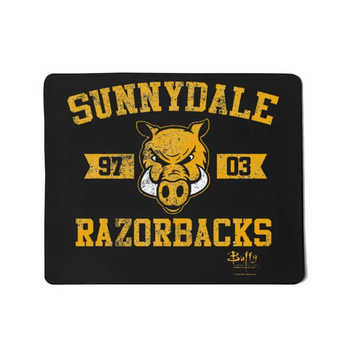 Slayer Sunnydale Razorbacks Collegiate Mousepad