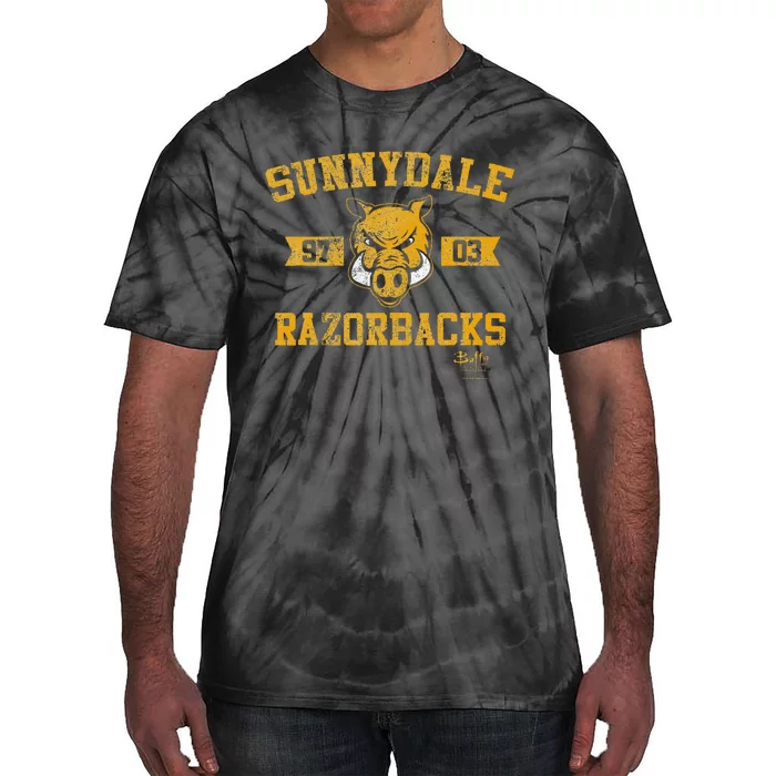 Slayer Sunnydale Razorbacks Collegiate Tie-Dye T-Shirt