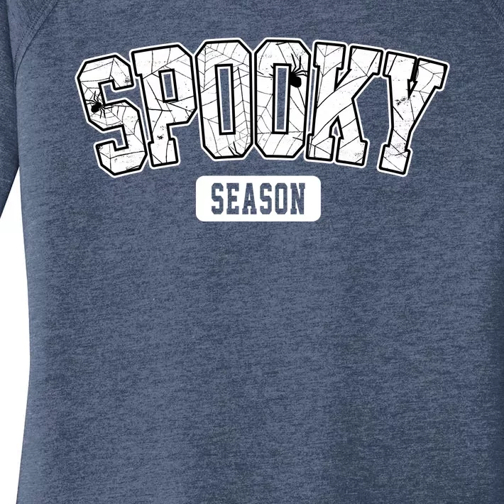 Spooky Season Retro Halloween Women's Perfect Tri Tunic Long Sleeve Shirt