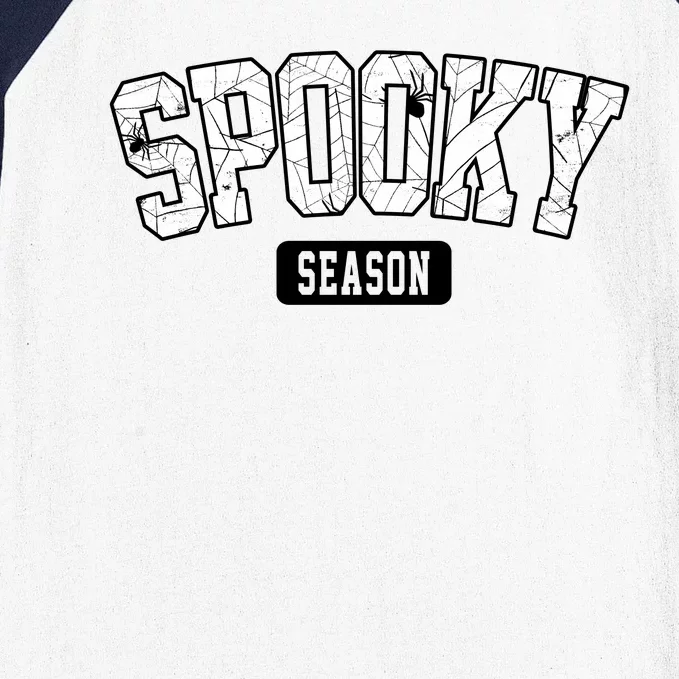 Spooky Season Retro Halloween Baseball Sleeve Shirt