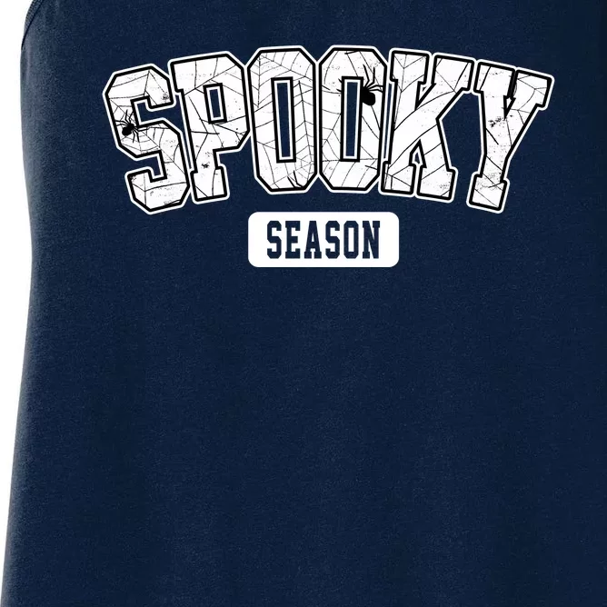 Spooky Season Retro Halloween Women's Racerback Tank