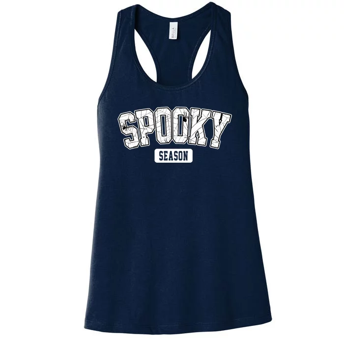 Spooky Season Retro Halloween Women's Racerback Tank