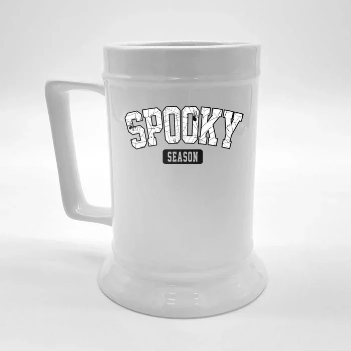 Spooky Season Retro Halloween Front & Back Beer Stein