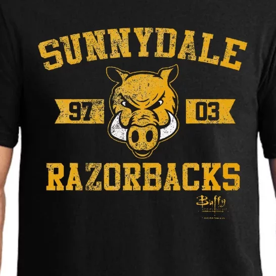 Slayer Sunnydale Razorbacks Pajama Set