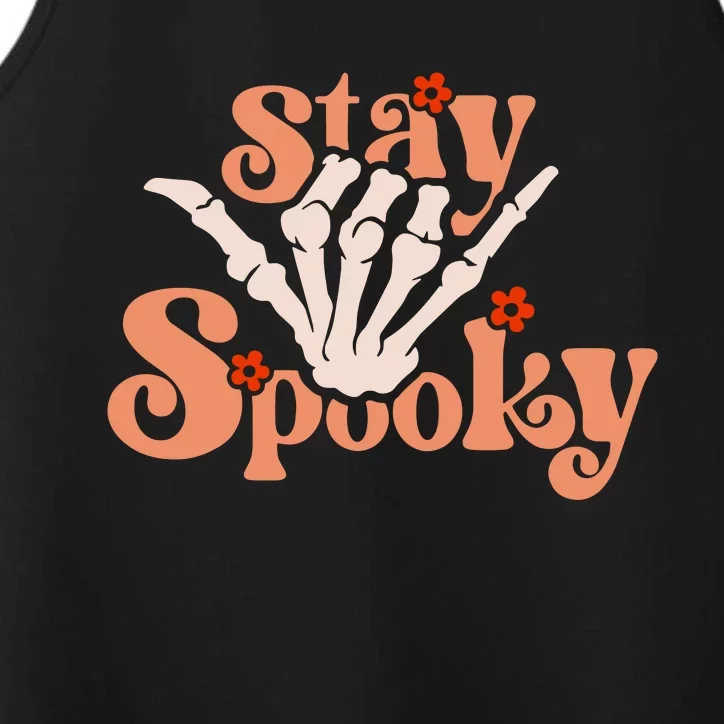 Stay Spooky Skeleton Hand Performance Tank