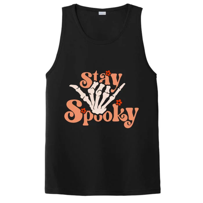 Stay Spooky Skeleton Hand Performance Tank