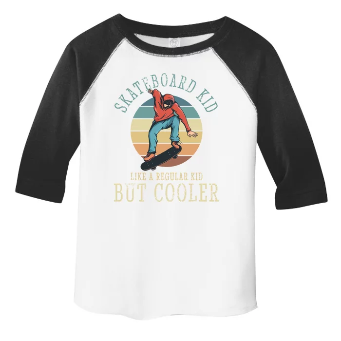 Skateboard Skateboarding Skater Cute Gift Toddler Fine Jersey T-Shirt