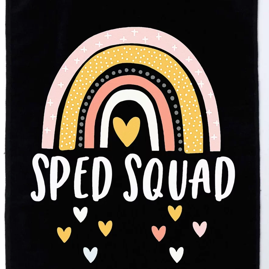 Sped Squad Special Education Teacher Sped Ed Teacher Gift Platinum Collection Golf Towel