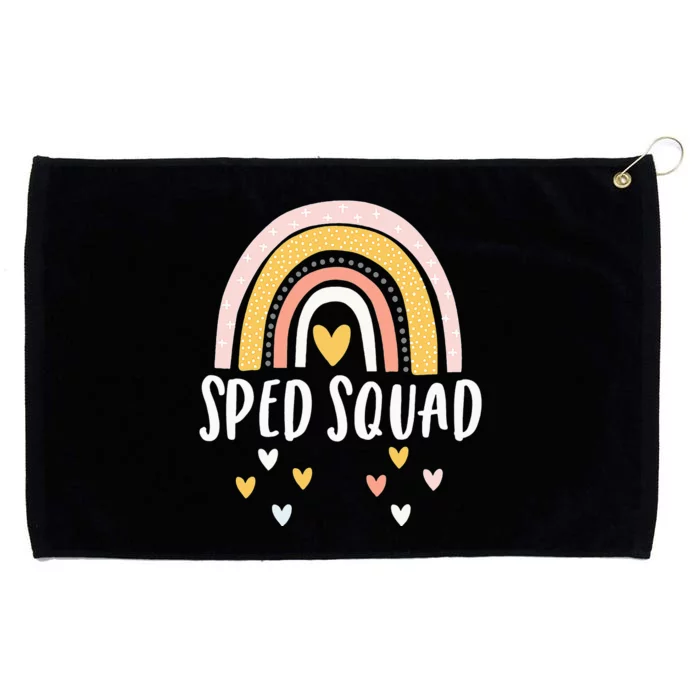 Sped Squad Special Education Teacher Sped Ed Teacher Gift Grommeted Golf Towel