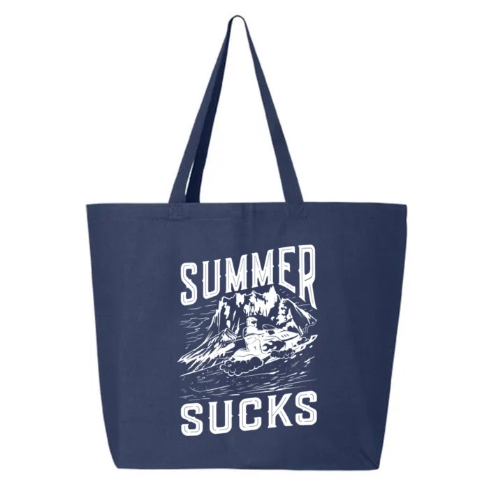 Summer Sucks Snowmobile Rider Gift 25L Jumbo Tote