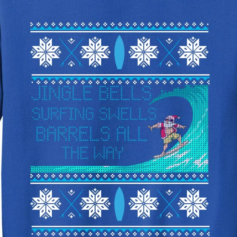 Surf Surfing Surfer Ugly Christmas Sweater Style Funny Gift Sweatshirt