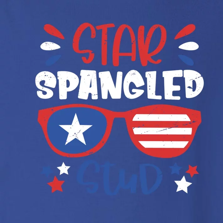 Star Spangled Stud 4th Of July Outfit Patriotic Gift Toddler Long Sleeve Shirt