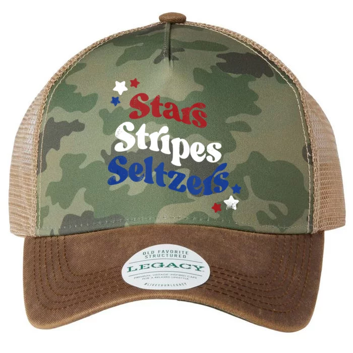 Stars Stripes Seltzers Legacy Tie Dye Trucker Hat