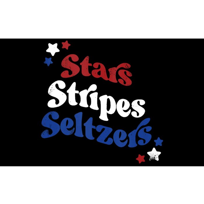 Stars Stripes Seltzers Bumper Sticker