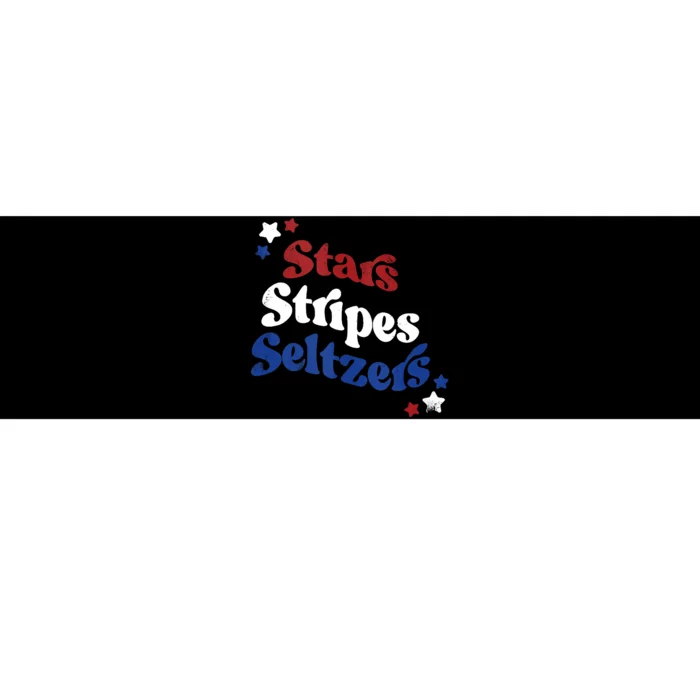 Stars Stripes Seltzers Bumper Sticker