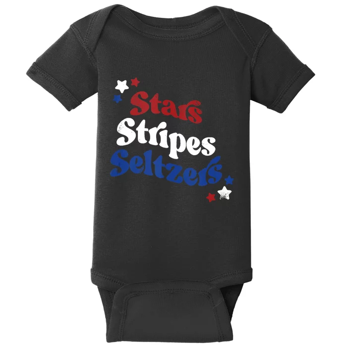 Stars Stripes Seltzers Baby Bodysuit