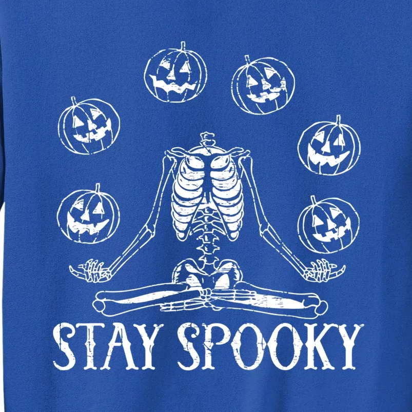 Stay Spooky Skeleton Cool Gift Trick Treat Halloween Skull Hand Meaningful Gift Tall Sweatshirt