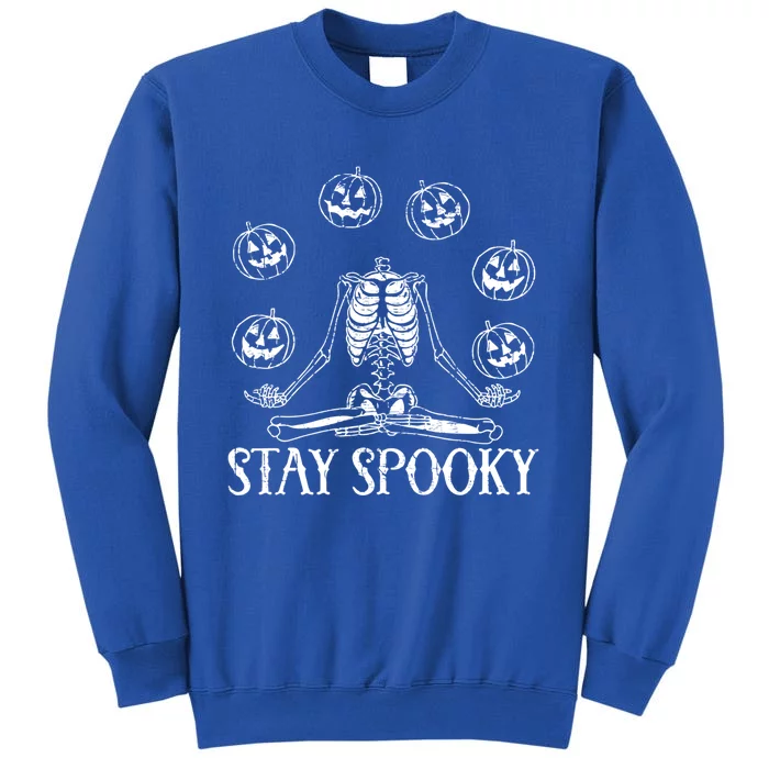 Stay Spooky Skeleton Cool Gift Trick Treat Halloween Skull Hand Meaningful Gift Tall Sweatshirt