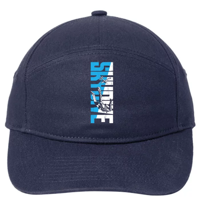 Skydiving Skydive 7-Panel Snapback Hat