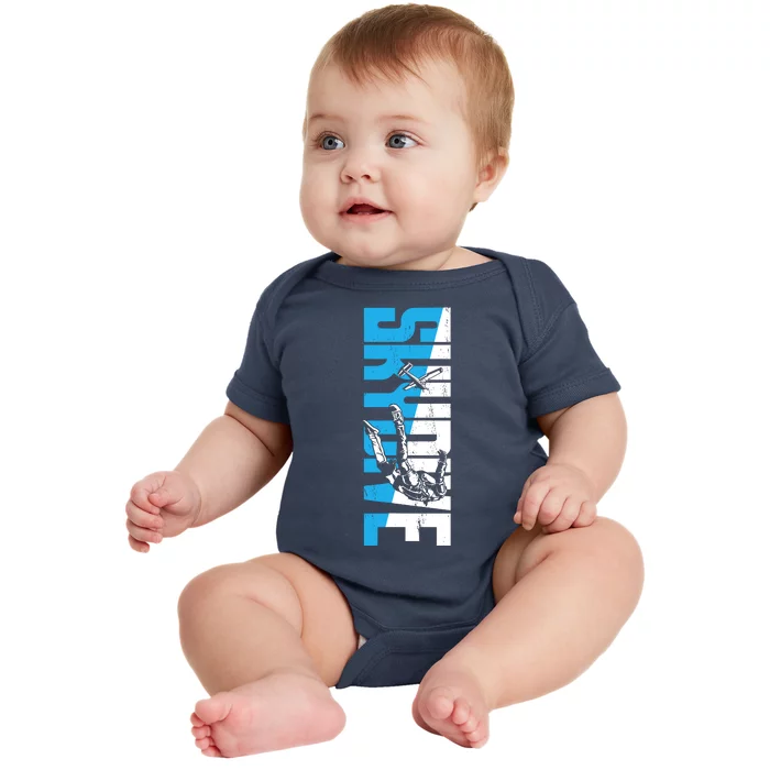 Skydiving Skydive Baby Bodysuit