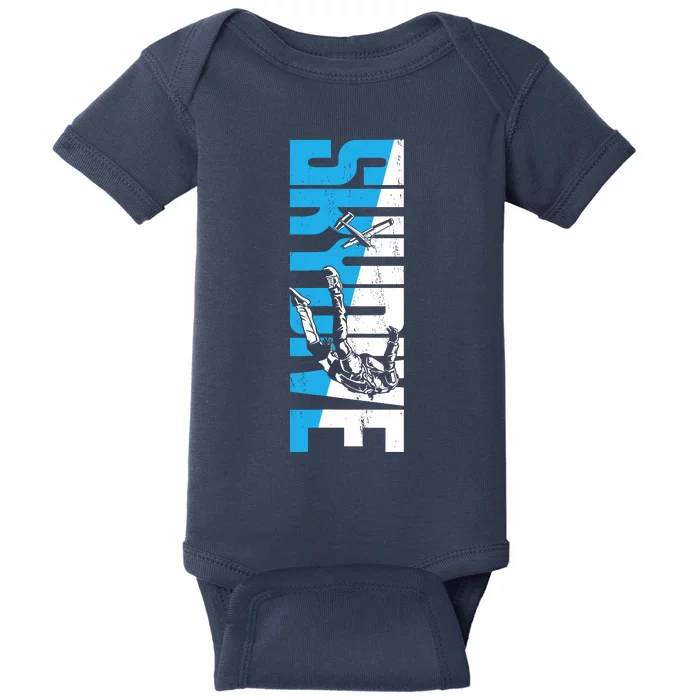 Skydiving Skydive Baby Bodysuit