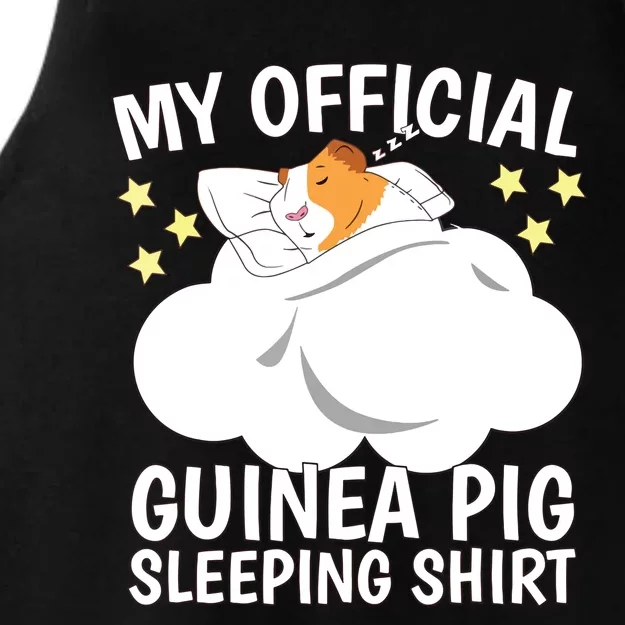 Sleeping Shirts Sleep Pajama Naps PJ Guinea Pig Ladies Tri-Blend Wicking Tank