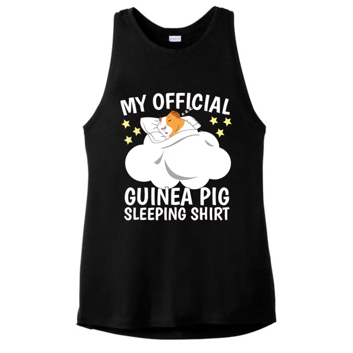 Sleeping Shirts Sleep Pajama Naps PJ Guinea Pig Ladies Tri-Blend Wicking Tank