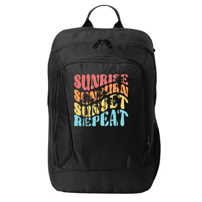 Sunride Sunburn Sunset Repeat City Backpack