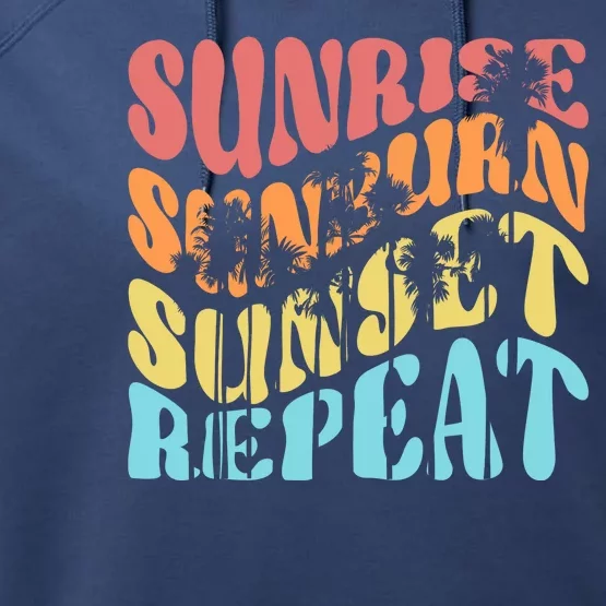 Sunride Sunburn Sunset Repeat Performance Fleece Hoodie