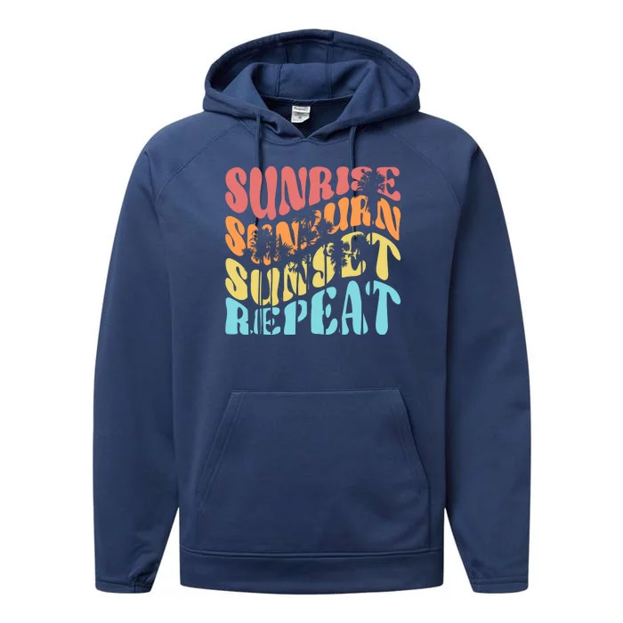 Sunride Sunburn Sunset Repeat Performance Fleece Hoodie