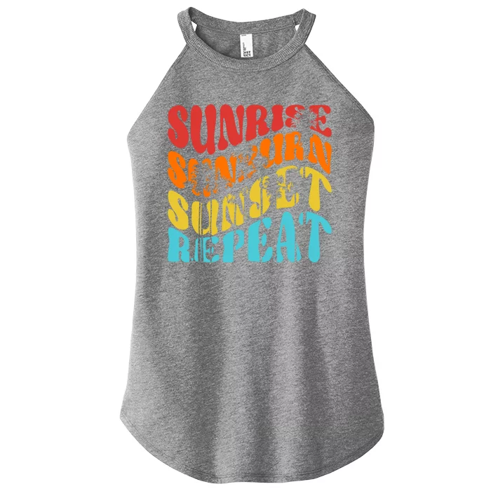 Sunride Sunburn Sunset Repeat Women’s Perfect Tri Rocker Tank