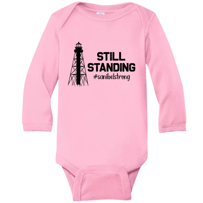 Still Standing Sanibel Strong Florida Hurricane Relief Baby Long Sleeve Bodysuit