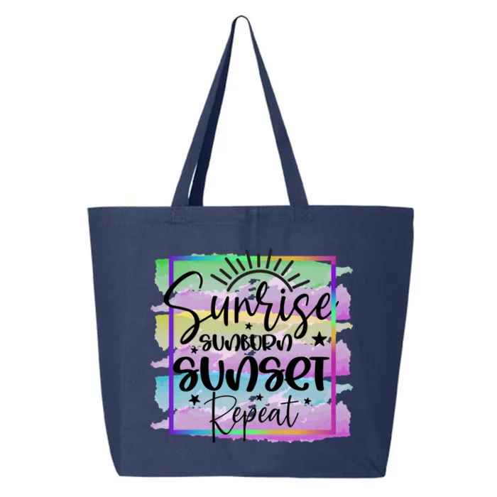 Sunrise Sunburn Sunset Repeat Gift 25L Jumbo Tote