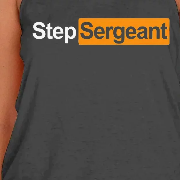 Step Sergeant Women's Knotted Racerback Tank