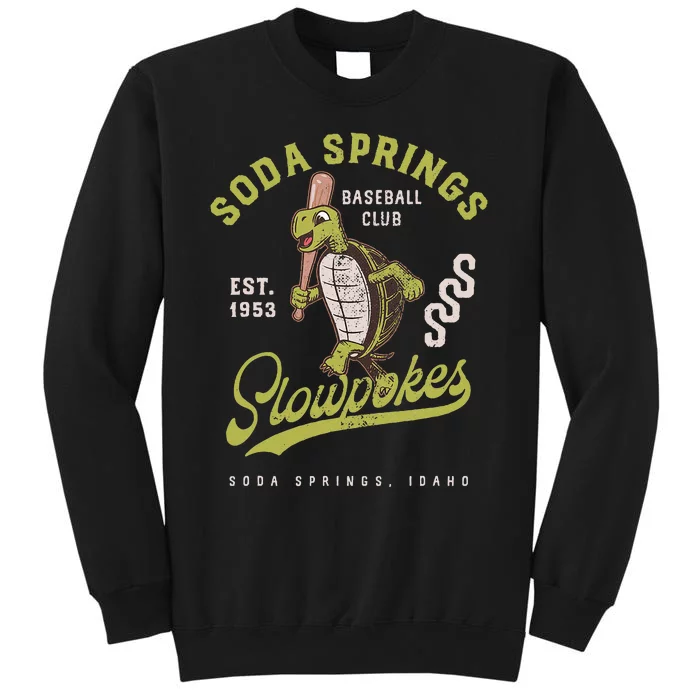 Soda Springs Slowpokes Minor League Baseball Team Tall Sweatshirt