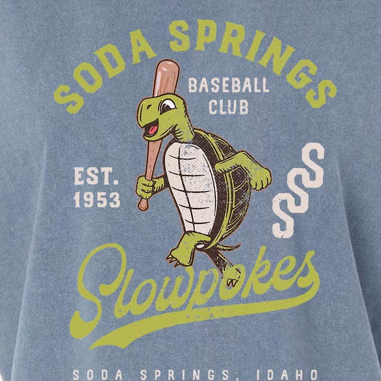 Soda Springs Slowpokes Minor League Baseball Team Garment-Dyed Women's Muscle Tee