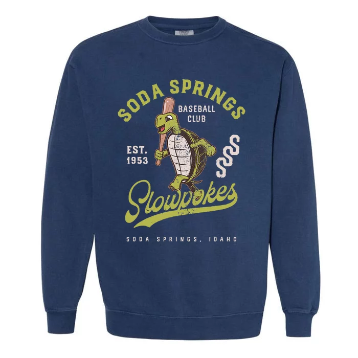 Soda Springs Slowpokes Minor League Baseball Team Garment-Dyed Sweatshirt