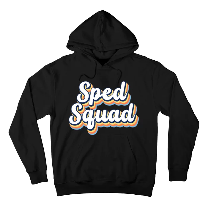 Sped Squad Special Education Retro Hoodie