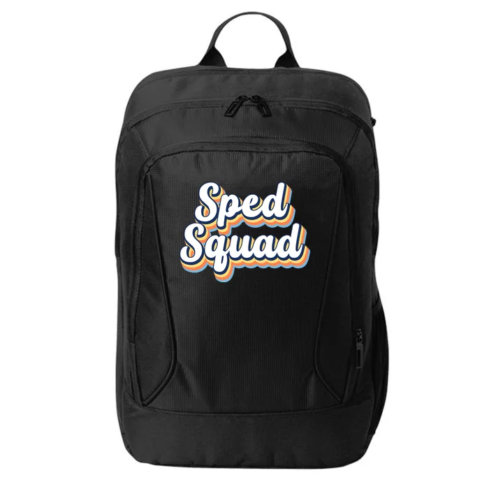 Sped Squad Special Education Retro City Backpack