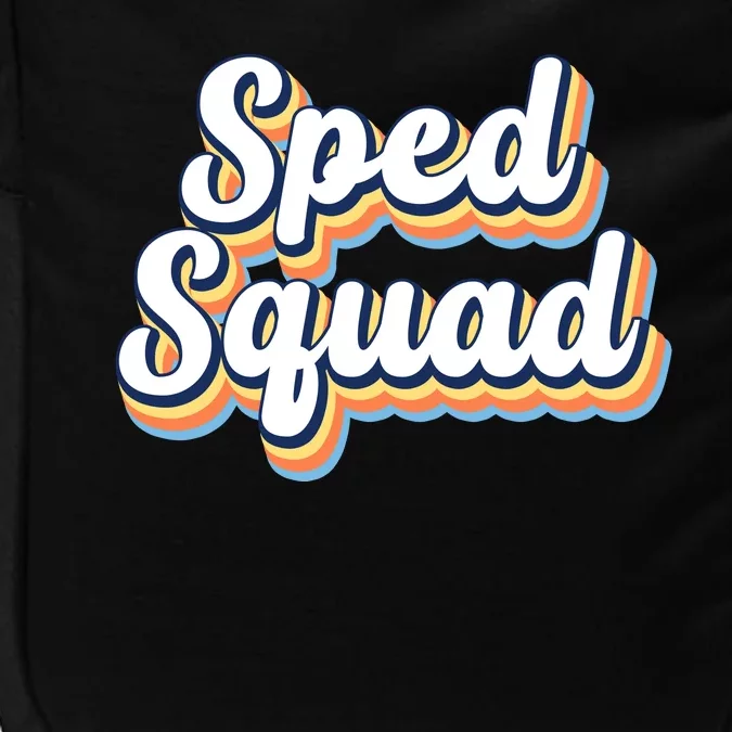 Sped Squad Special Education Retro Impact Tech Backpack