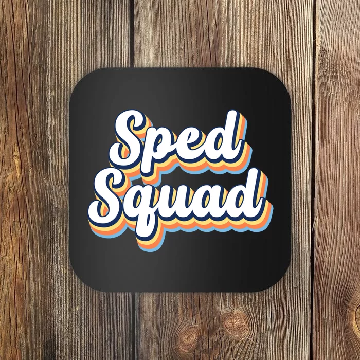 Sped Squad Special Education Retro Coaster