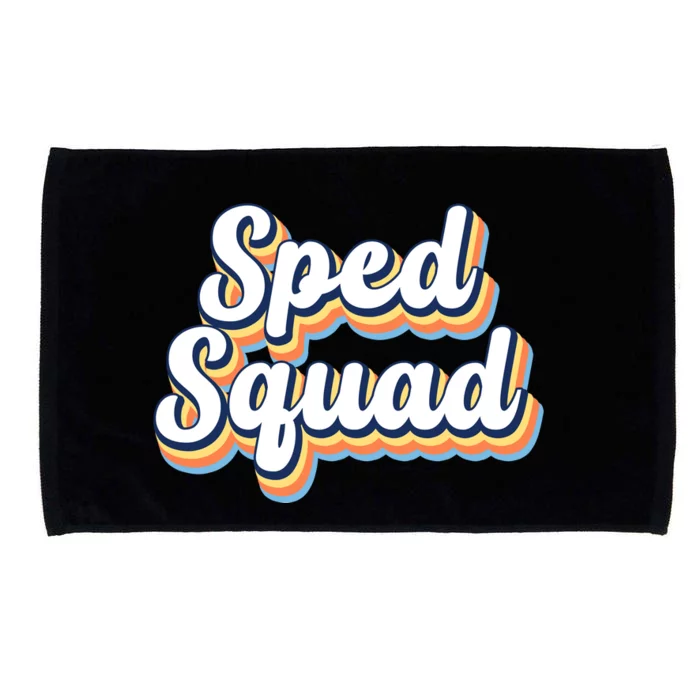 Sped Squad Special Education Retro Microfiber Hand Towel