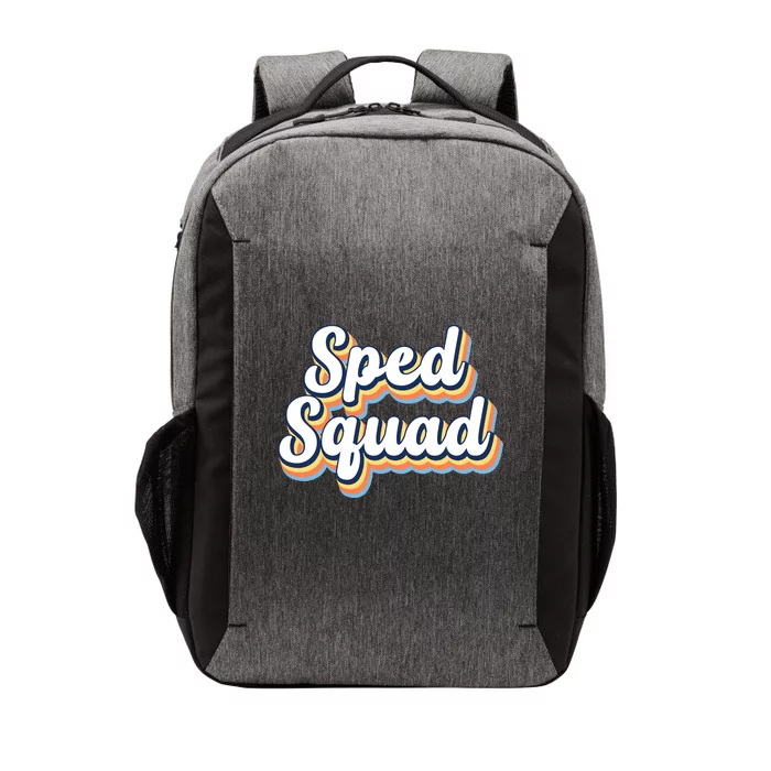 Sped Squad Special Education Retro Vector Backpack