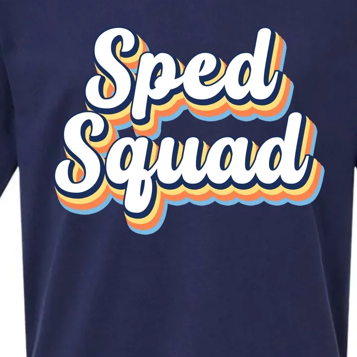 Sped Squad Special Education Retro Sueded Cloud Jersey T-Shirt