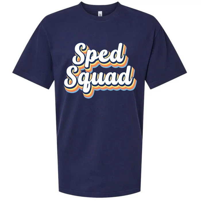 Sped Squad Special Education Retro Sueded Cloud Jersey T-Shirt