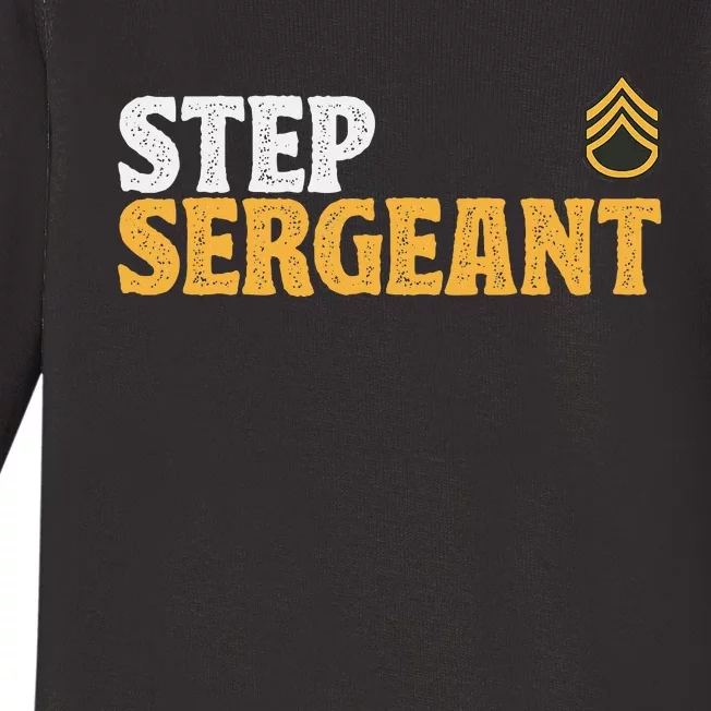 Step Sergeant Baby Long Sleeve Bodysuit