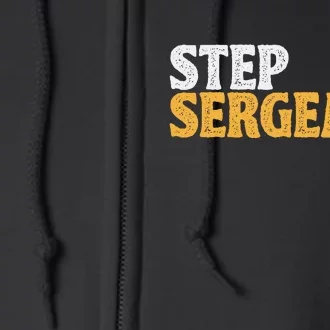 Step Sergeant Full Zip Hoodie