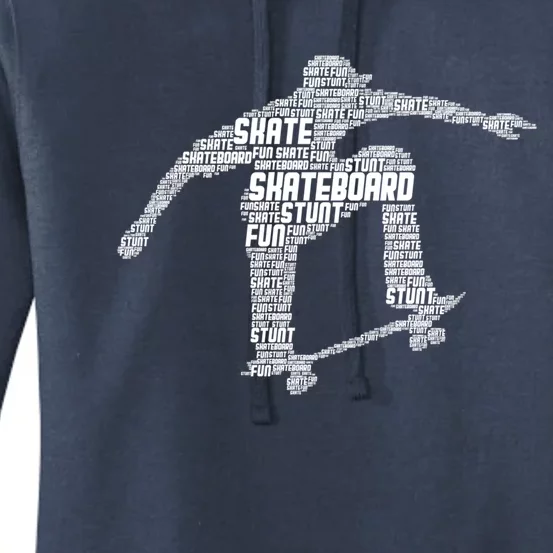 Skateboard Skateboarder Skater Gift Women's Pullover Hoodie