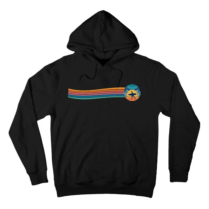 Surfboard Surf Surfer Surfboarder Tall Hoodie